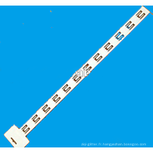 bande de suspension blanche avec 12 crochets